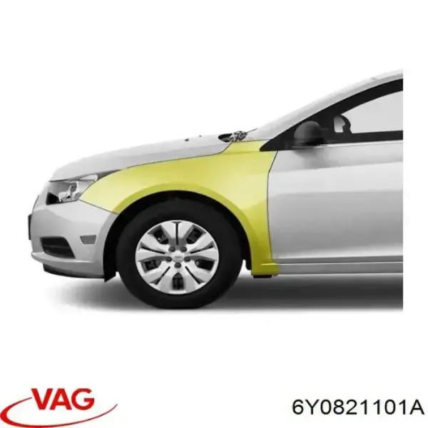 Крило переднє ліве 6Y0821101A VAG
