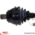 Ліва піввісь Volkswagen Transporter 70B, 70C, 7DB, 7DK, 70J, 70K, 7DC, 7DJ