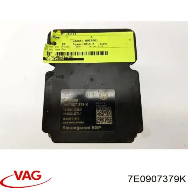 Блок АБС 7E0907379K VAG