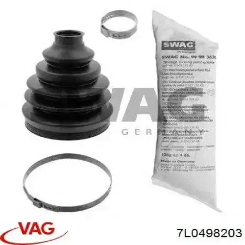 Пильник ШРУСа зовнішній 7L0498203 VAG