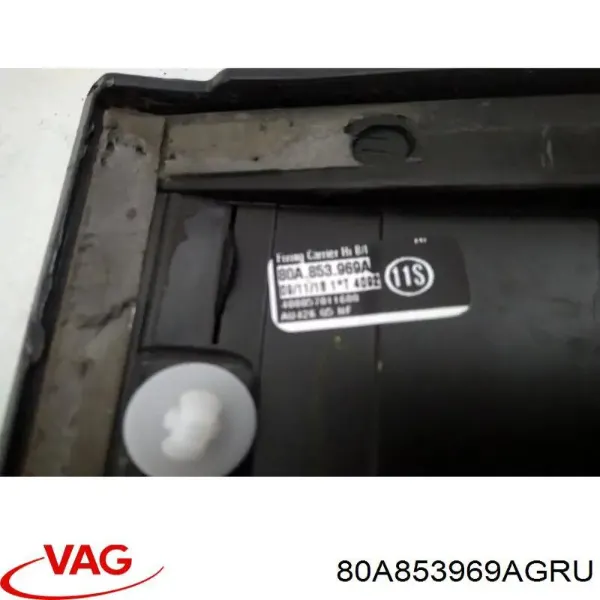 Молдинг задніх лівих дверей, нижній 80A853969AGRU VAG