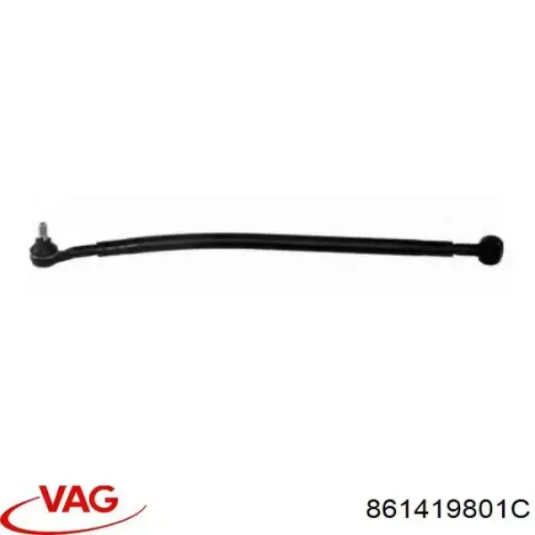 Тяга рульова в зборі, ліва 861419801C VAG