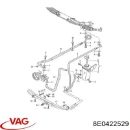 Клапан зворотній рульової рейки VAG 1J0422529A