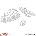 Сайлентблок (подушка) редуктора заднього моста, передній Audi A4 8E2