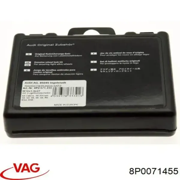 Колісний болт 8P0071455 VAG