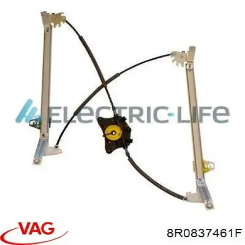 Склопідйомник передньої лівої двері 8R0837461H VAG