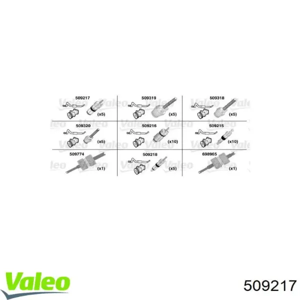 509217 VALEO Клапан компресора кондиціонера