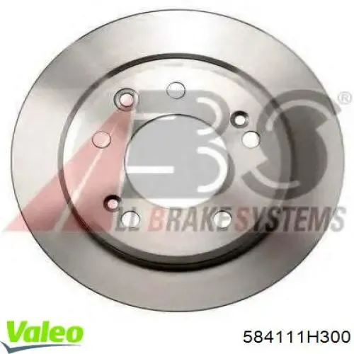 Гальмівні диски 584111H300 VALEO