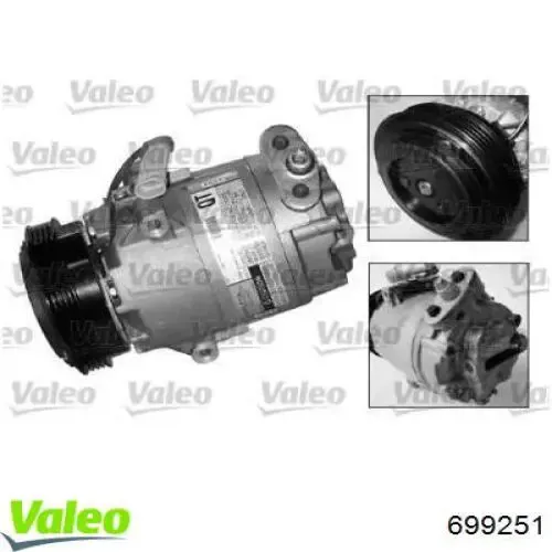 Компресор кондиціонера 90559889 General Motors