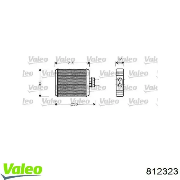 Радіатор пічки 812323 VALEO