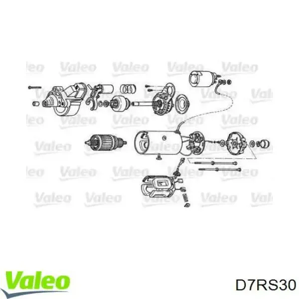 Стартер D7RS30 VALEO