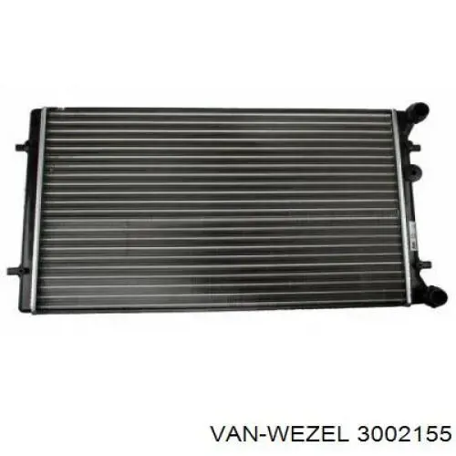 Радіатор 3002155 VAN Wezel