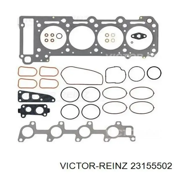 Комплект прокладок двигуна, верхній 23155502 Victor Reinz