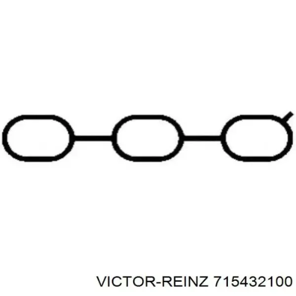 Прокладка впускного колектора 17177B1020 Toyota