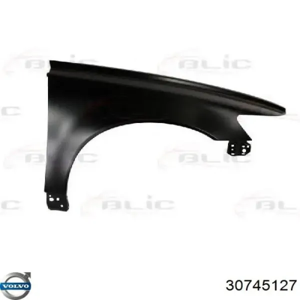 Крило переднє праве Volvo S40 II седан (MS) (2004 - 2012) ціна, від