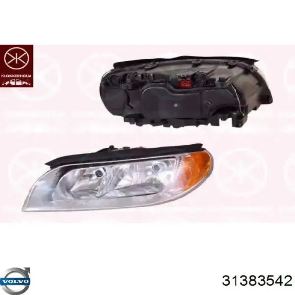 Фара ліва 31383542 Volvo
