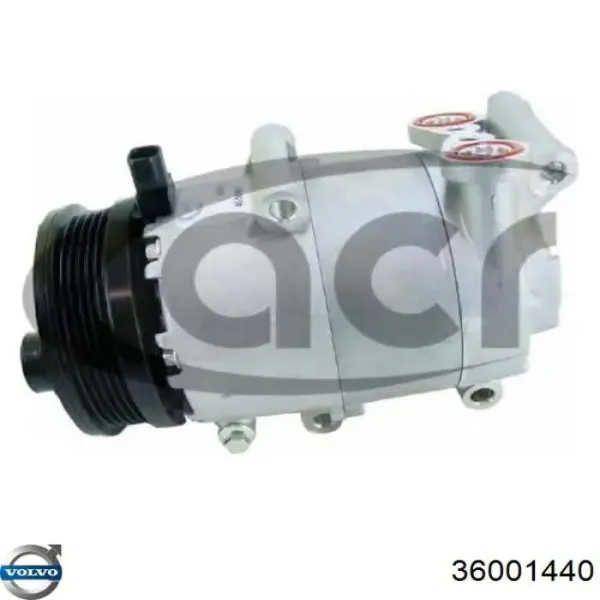 Компресор кондиціонера 36001440 Volvo