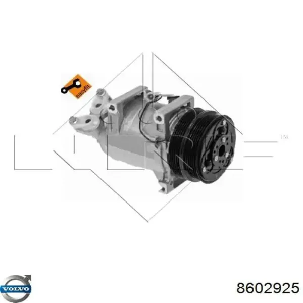 Компресор системи кондиціювання Volvo 8602925 ціна, від