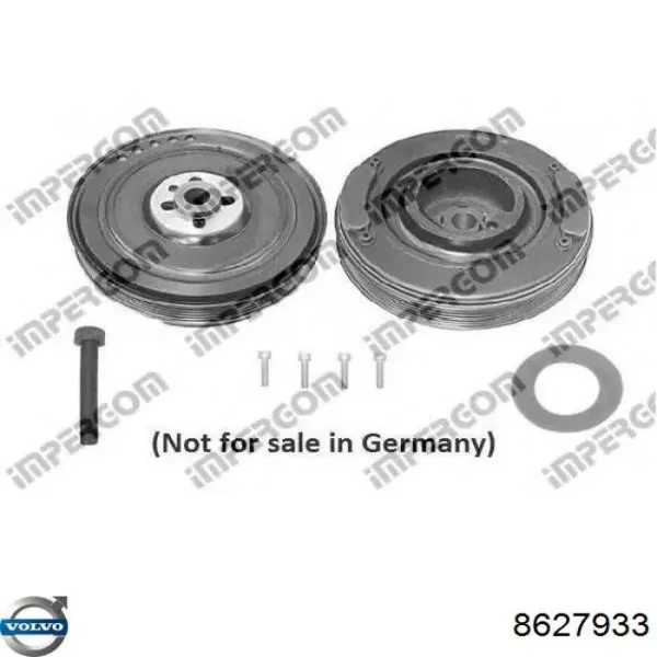 Шків колінвала 8627933 Volvo