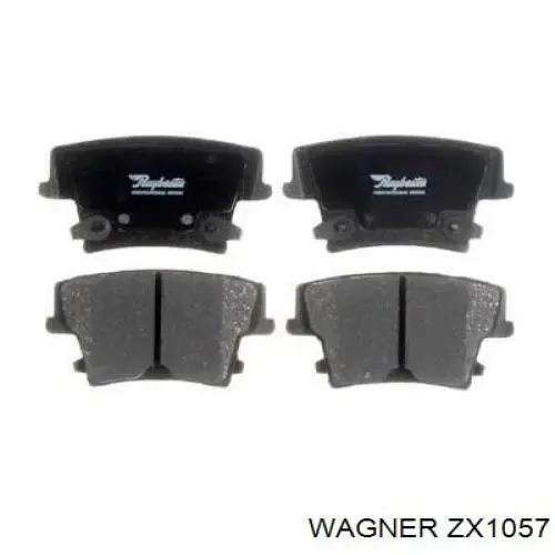Задні гальмівні колодки ZX1057 Wagner