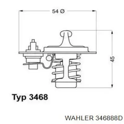 Термостат 346888D Wahler
