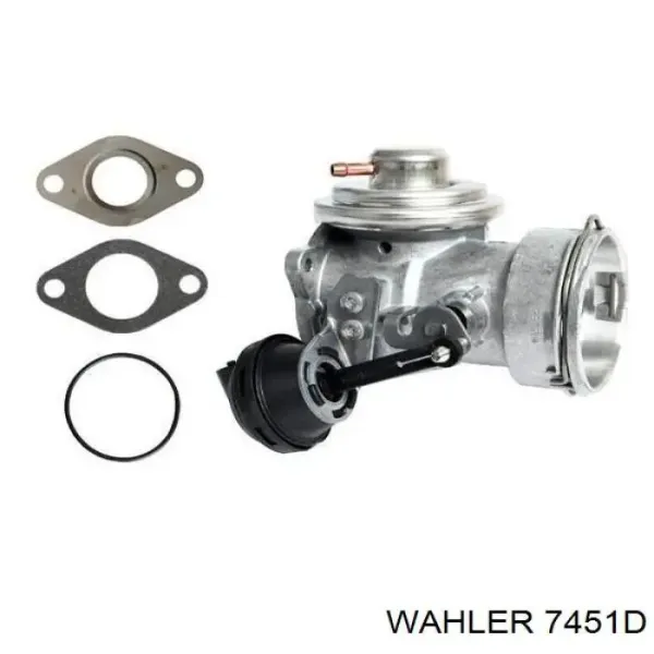 Клапан ЄГР 7451D Wahler