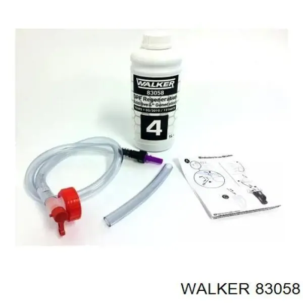 РІдина для очищення сажекоптевих фільтрів 83058 Walker