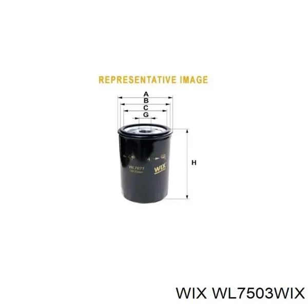 Масляний фільтр WL7503WIX WIX