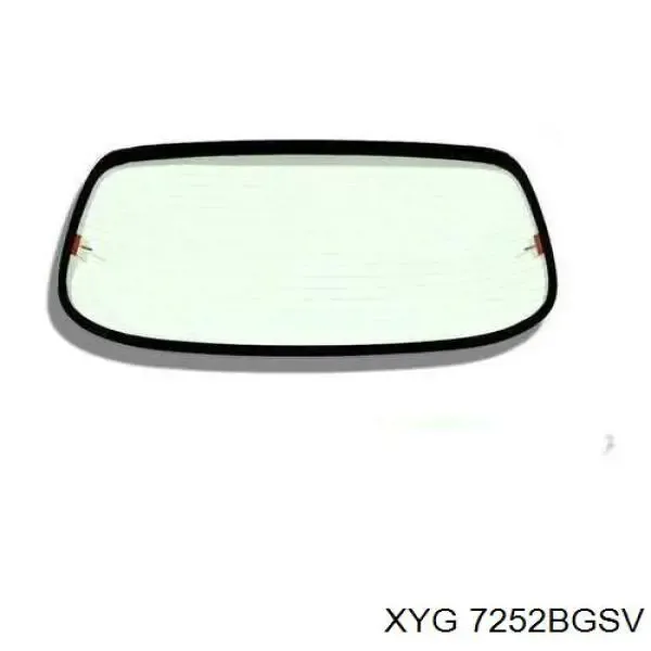 Скло заднє, 3/5-й двері (ляди) Renault Trafic II