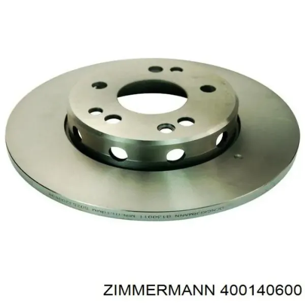 Гальмівні диски передні 400140600 Zimmermann
