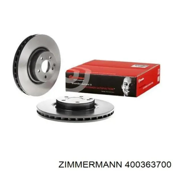 Гальмівні диски передні 400363700 Zimmermann