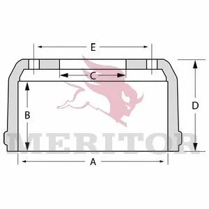 Барабан гальмівний задній MBD1009 Arvin Meritor