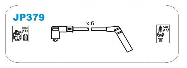 Високовольтні дроти Hyundai Galloper JK