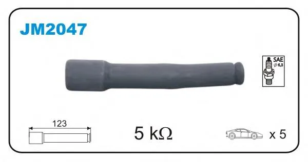 Накінечник високовольтного дроту JM2047 Janmor