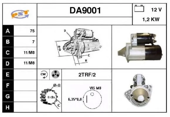 Стартер AS10589 TSC
