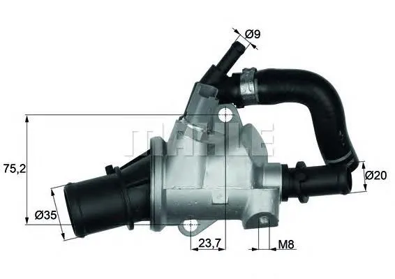 Корпус термостата 352317101410 Magneti Marelli