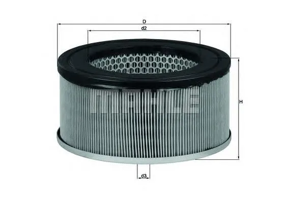 Повітряний фільтр LX639 Mahle Original