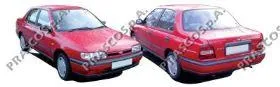 Буфер (бампер) задній на Nissan Sunny III N14