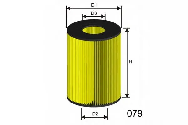 Повітряний фільтр R355 Misfat