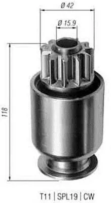 Бендикс стартера 940113020299 Magneti Marelli