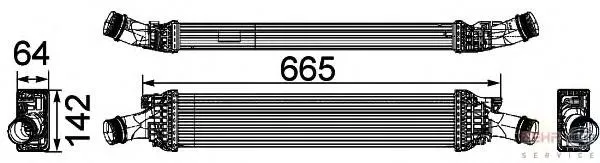 Інтеркулер 8ML376746191 HELLA