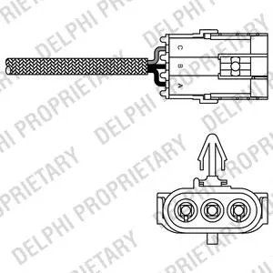 Купити ES1099212B1 Delphi Лямбда зонд, датчик кисню