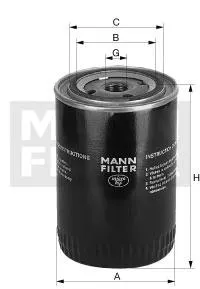 Масляний фільтр W1410 Mann-Filter