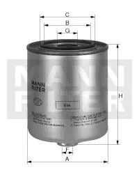 Паливний фільтр WK9042 Mann-Filter