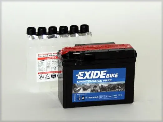 Акумуляторна батарея, АКБ YTR4ABS Exide