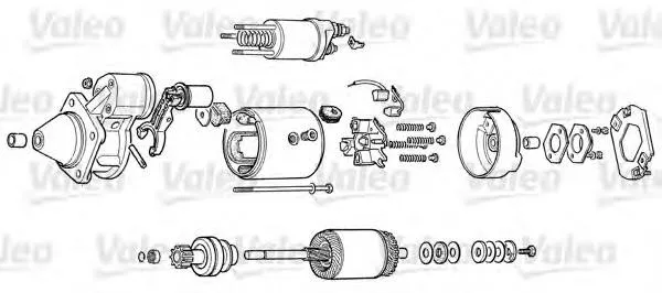 Стартер D9E200 VALEO
