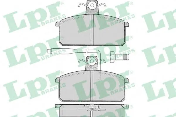 Передні тормозні колодки 05P099 LPR