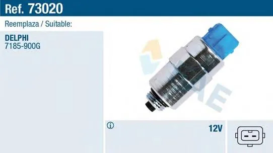 Клапан ПНВТ відсічення подачі пального(дизель-стоп) 1766219 Caterpillar