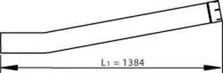 Глушник, задня частина 81607 Dinex