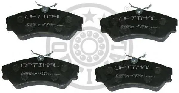 Передні тормозні колодки 9757 Optimal